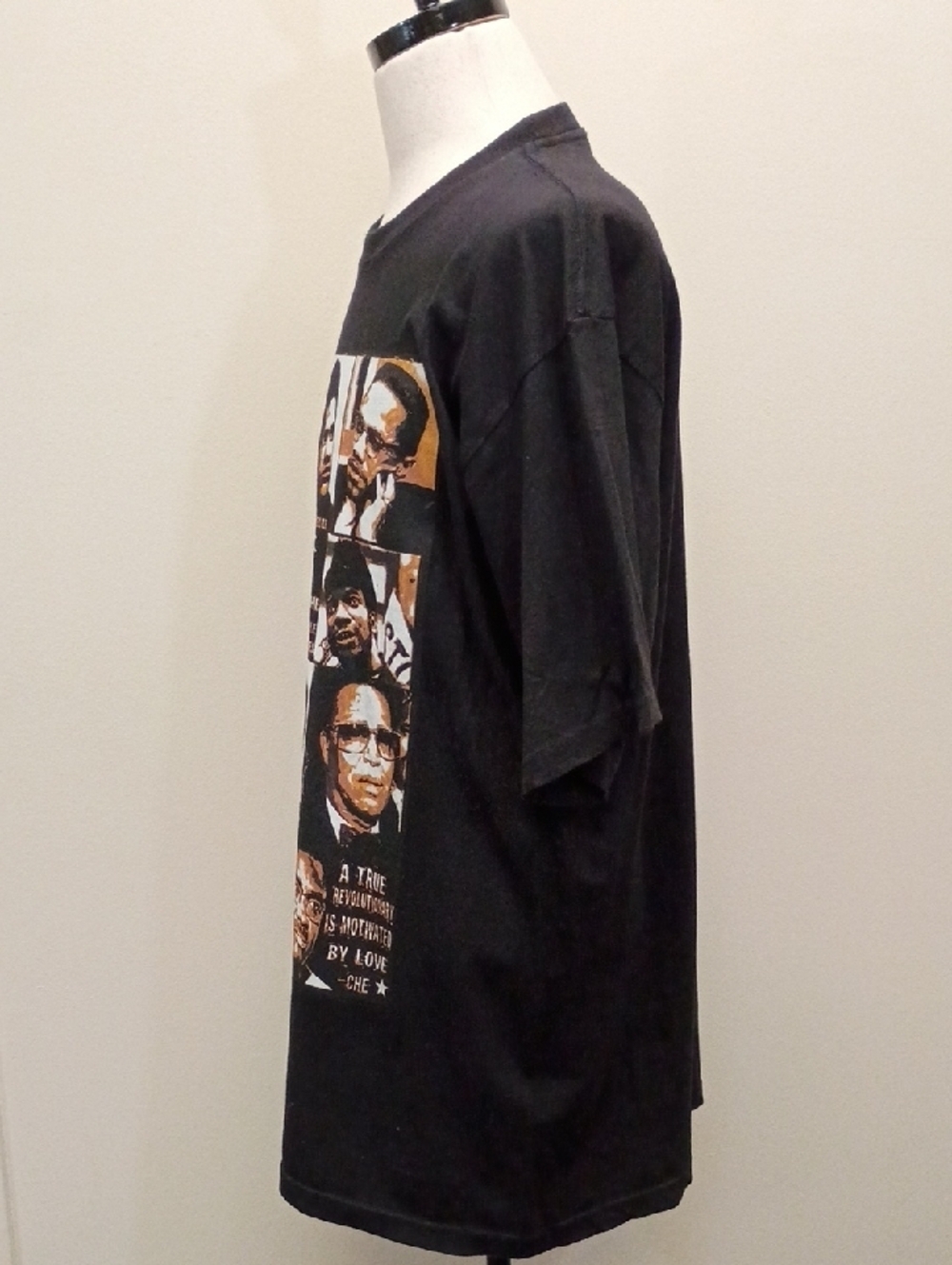 IcedOut Black Graphic Tee Multi Portrait Print Short Sleeve Size 2XL - Picture 5 of 5
